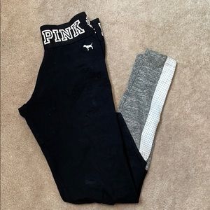 **CUTE Pink Victoria secret yoga leggings